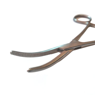 Pince à clamper / pince kocher courbée 125mm - La Boutique Des Infirmières