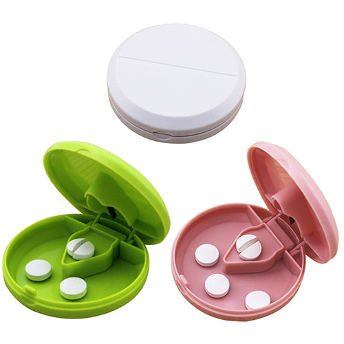 Coupe-comprimés Bleu - Pour Médicaments, Pratique Et Simple D'utilisation, Neuf