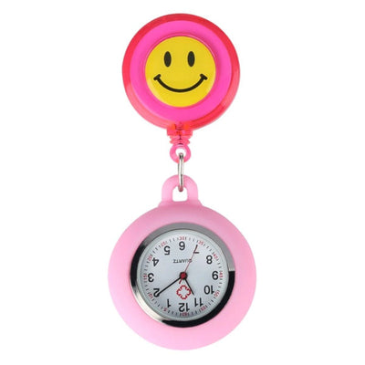 Montre rétractable pour blouse infirmière -