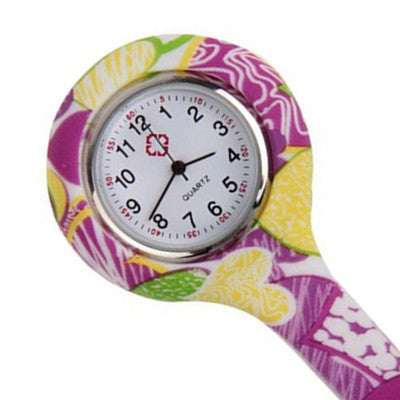 Montre médicale bracelet silicone - motif