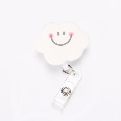 Porte-badge rétractable et extensible pour blouse infirmière - Modèle