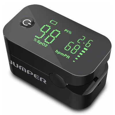 Oxymètre de pouls / Saturomètre Jumper Noir - Matériel médical Infirmières