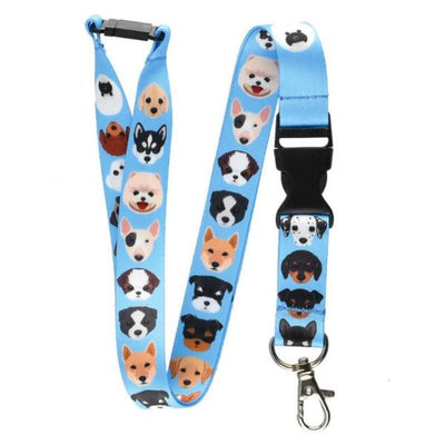 Tour de cou cordon pour clés et porte badges motif