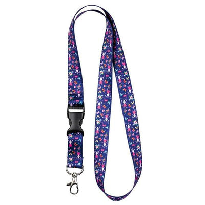 Tour de cou cordon pour clés et porte badges motif