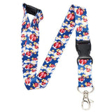 Tour de cou cordon pour clés et porte badges motif "Coccinelle" - accessoires pour Infirmières