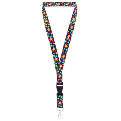 Tour de cou cordon pour clés et porte badges motif "Stars" - accessoires pour Infirmières