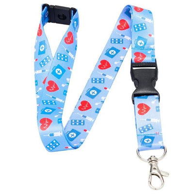 Tour de cou cordon pour clés et porte badges motif