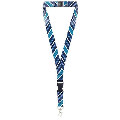 Tour de cou cordon pour clés et porte badges motif "Rayures" - accessoires pour Infirmières