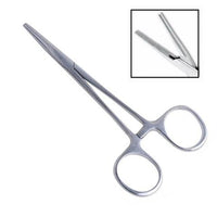 Pince Kocher tête droite avec détails des mors dentelés