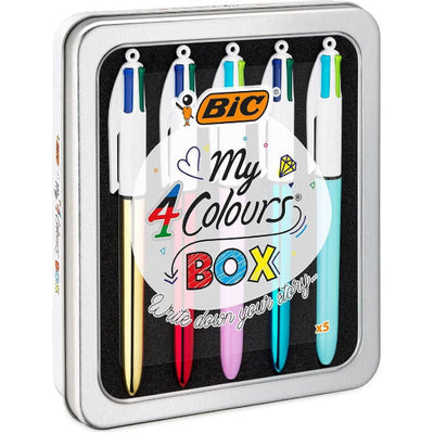 Coffret BIC "My 4 Colours Box" Stylos à Billes - Edition Spéciale