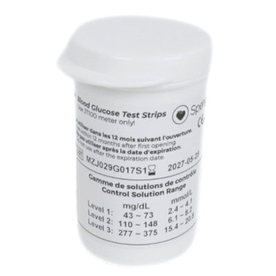 Glucomètre Spengler JT100 - Boîte de 50 Bandelettes de test pour lecteur de Glycémie