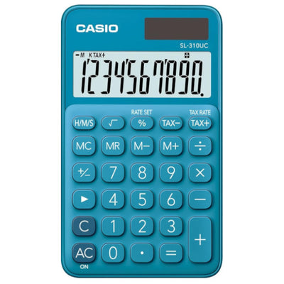 Calculatrice de poche CASIO SL-310UC-BU Bleu