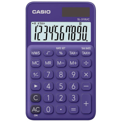 Calculatrice de poche CASIO SL-310UC-PL Violet Aubergine