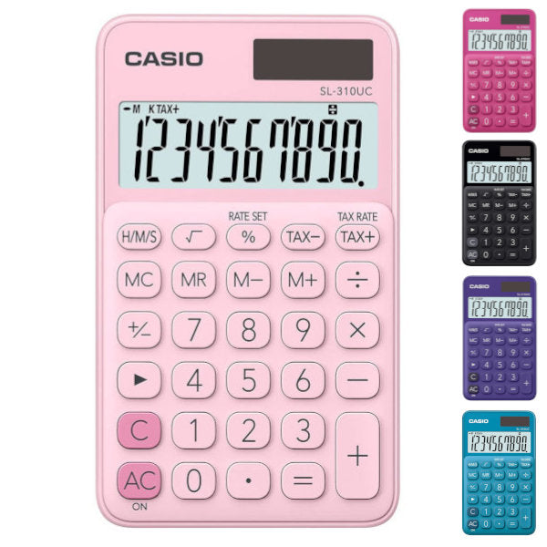 Calculatrice de Poche CASIO® - Différends Coloris