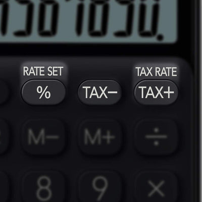 Calculatrice de poche CASIO SL-310UC avec pourcentage et calculs des taxes