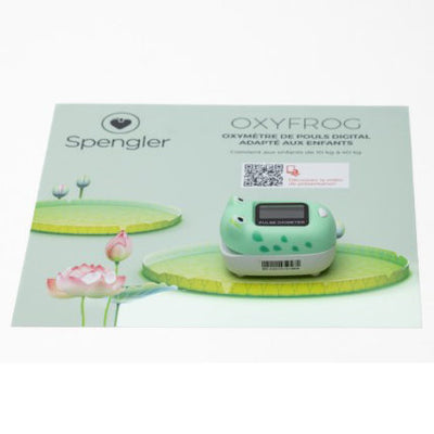 Nénuphar de présentation pour Oxymètre enfant Spengler Oxyfrog