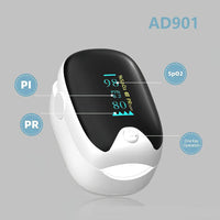 Oxymètre de pouls professionnel - Saturomètre portable pour infirmière et soignants - Caractéristiques modèle AD901