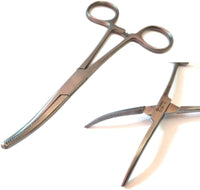 Pince à clamper / pince kocher courbée 125mm COMED