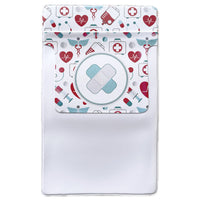 Protège-poche pour blouse infirmière - Protection porte-stylos Organiseur de poche pour soignants motif médicaux