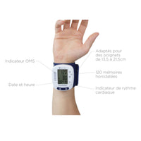 Tensiomètre électronique au poignet Spengler Autotensio Caractéristiques