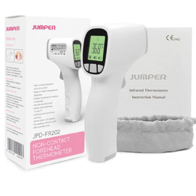Thermomètre numérique sans contact à infrarouge Modèle Jumper JPD-FR202 avec housse de protection fournie