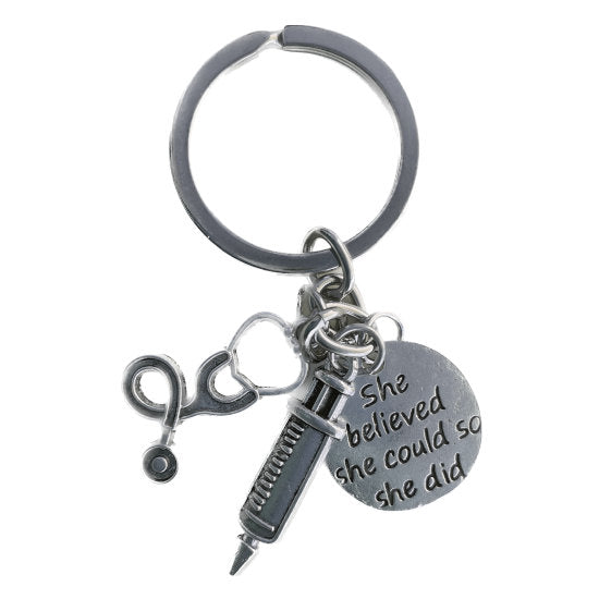 Porte-clés She Believed pour Infirmière - La Boutique Infirmière - La Porte-clés She Believed pour Infirmière - La Boutique Infirmière - La