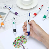 stylos 4 couleurs avec attache mousqueton - Prise en main ergonomique