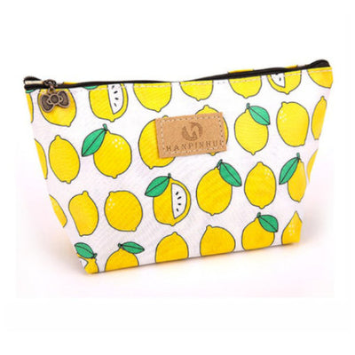 Trousse Fourre-tout  - Pochette à motifs Citrons - La Boutique Des Infirmières