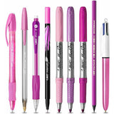 Kit "Pink & Purple Party Set" de BIC - feutres, surligneurs, crayons, stylos BIC - pack accessoires de bureau BIC