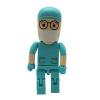 Clé USB Docteur 16 Go vert - La Boutique Des Infirmières