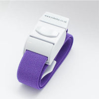Garrots clip élastique / tourniquet réutilisable pour infirmières - Mauve