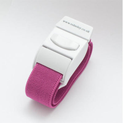 Garrots clip élastique / tourniquet réutilisable pour infirmières - Violet
