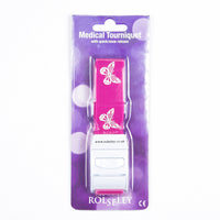 Garrots clip élastique à motifs tourniquet - papillons - La Boutique Des Infirmière