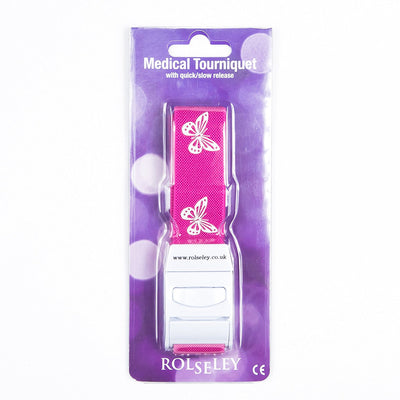 Garrots clip élastique à motifs tourniquet - papillons - La Boutique Des Infirmière