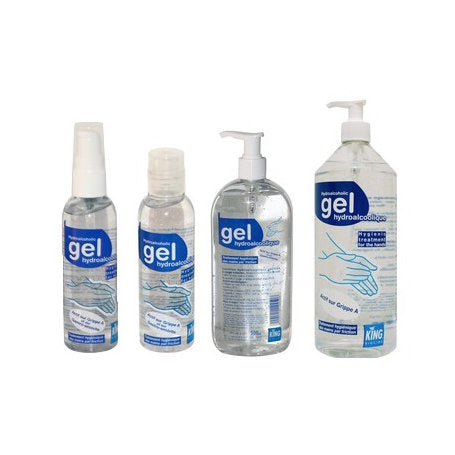 Gel Hydroalcoolique King Biocide gamme complète désinfectant pour mains