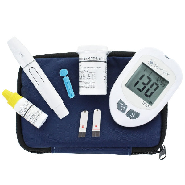 Glucomètre / Lecteur de Glycémie SPENGLER ® TB100 - Kit Complet