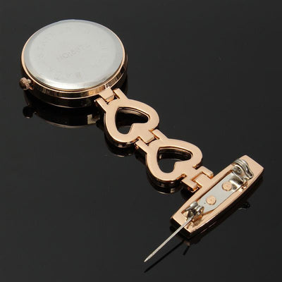 Montre bijoux "Cœur" pour infirmière or - La Boutique Des Infirmières
