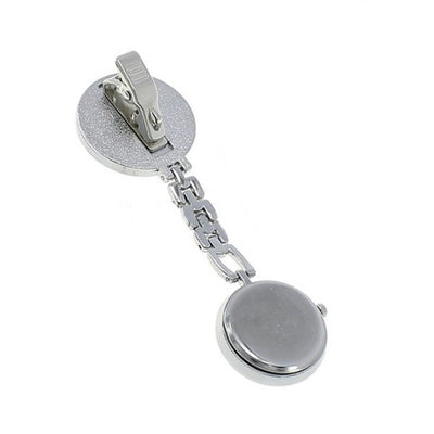 Montre smiley pour blouse infirmière - attache à pince clip - Verso