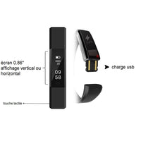 Bracelet d'activité - Montre connectée - 5 coloris - Accessoires de sport - La Boutique Des Infirmières 