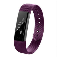 Bracelet d'activité - Montre connectée - Violet - Accessoires de sport - La Boutique Des Infirmières 