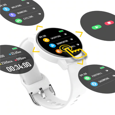 Montre connectée LIGE - Smartband multisport - écran tactile Oled 