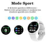 Montre connectée LIGE - Smartband multisport 8 mode sport différents