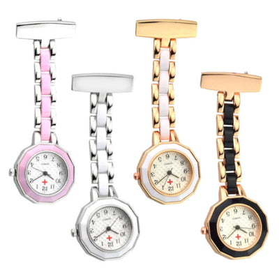 Montre élégante pour blouse infirmière - 4 coloris différents