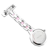 Montre élégante pour blouse infirmière - attache à broche au verso