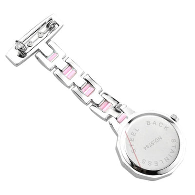 Montre élégante pour blouse infirmière - attache à broche au verso