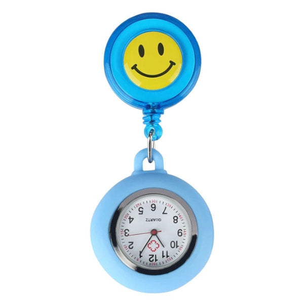 Montre Infirmière Personnalisée Avec Broche - Montre Trotteuse Ou De Poche Pour Blouse, Nom Et Texte Personnalisables