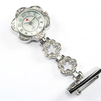 Montre bijoux "Étoile" pour infirmière argent - La Boutique Des Infirmières