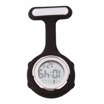 Montres digitales pour blouse infirmière - affichage numérique - Noir