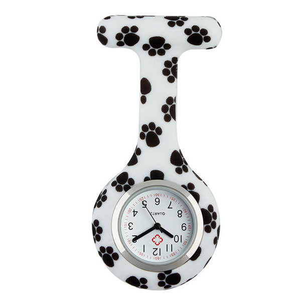 Montre Infirmière Personnalisée Pour Blouse Avec Broche - Nom Et Texte Personnalisables, Trotteuse Pour Aides-Soignantes