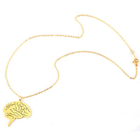 Pendentif "Brain" Or - La Boutique Des Infirmières